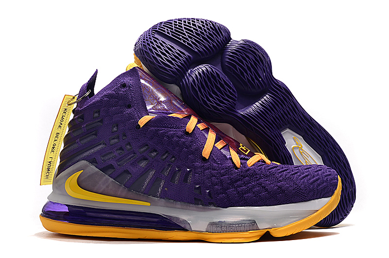 Men Nike LeBron James 17 Lakers Shoes